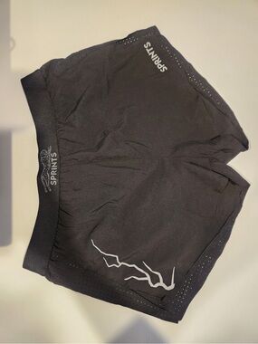 Women's Black Performance Athletic Shorts